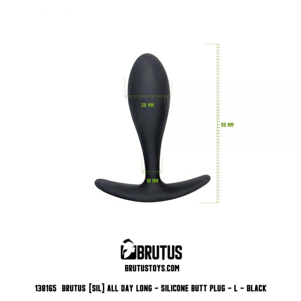 Buttplug voor beginners - All Day Long Siliconen buttplug large 2