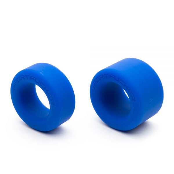 Ballstretcher - Nutt Job Set siliconen ballstretcher blauw