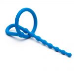 Dipstick siliconen penisplug blauw