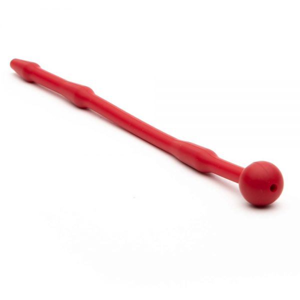 Penisplug - Piss Play Sound siliconen penisplug rood