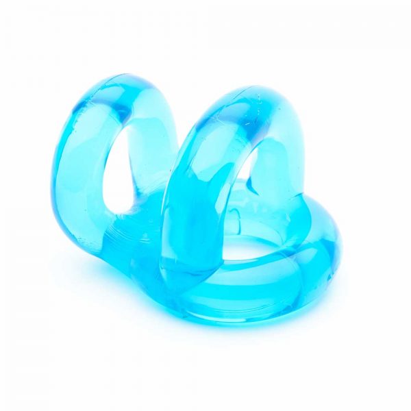 Penisring - Fucker Ring TPR penisring doorzichtig blauw