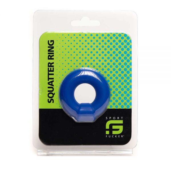 Penisring - Squatter Ring siliconen penisring verpakking blauw