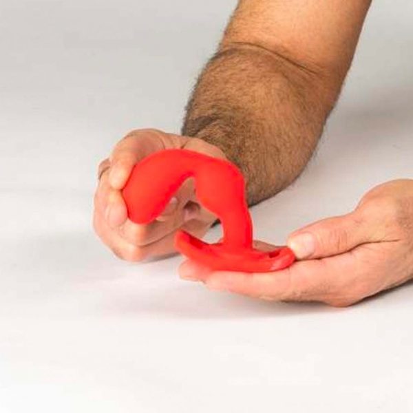 Prostaatmelker - CrossFit Plug siliconen prostaatmelker model rood