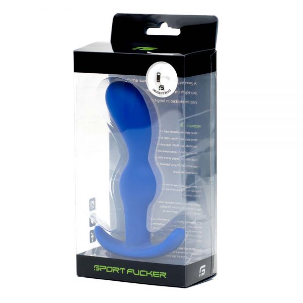 Prostaatmelker - CrossFit Plug siliconen prostaatmelker verpakking blauw