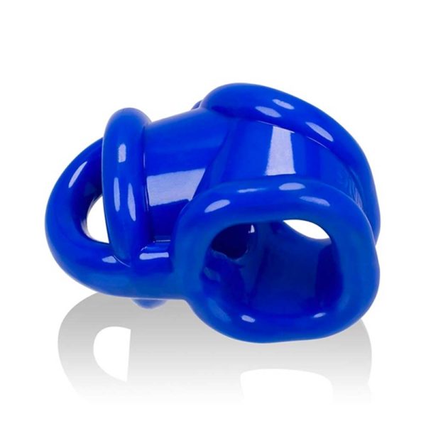 Penisring - Ball-split-sling penisring andere kant blauw