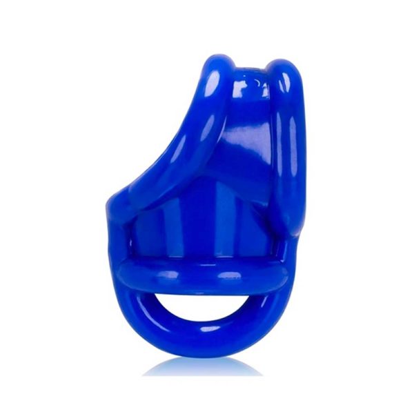 Penisring - Ball-split-sling penisring staand blauw