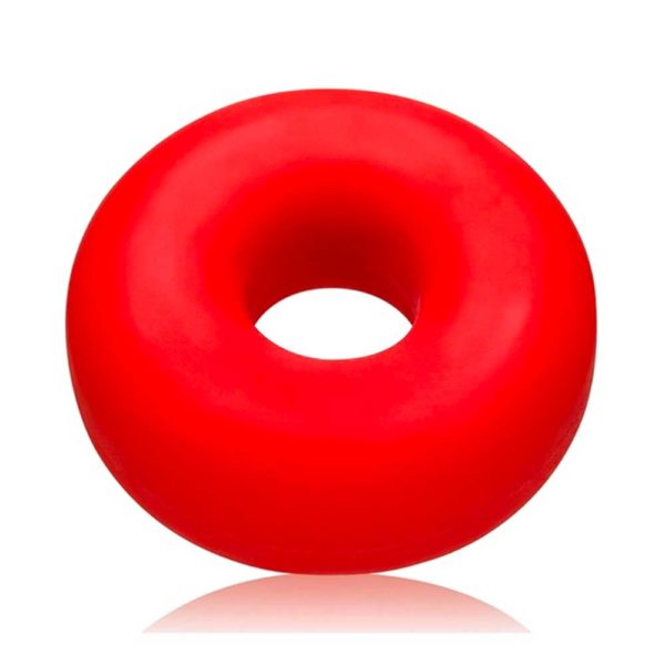 Penisring - The Big Ox siliconen penisring onderkant rood