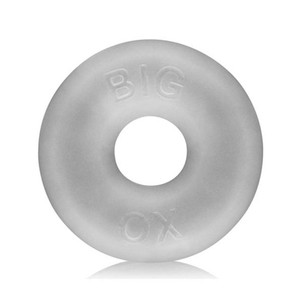 Penisring - The Big Ox siliconen penisring voorkant doorzichtig